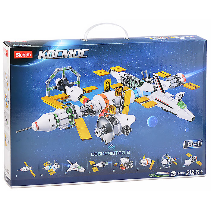 Конструктор M38-B0732 "Космос" (512 дет)
