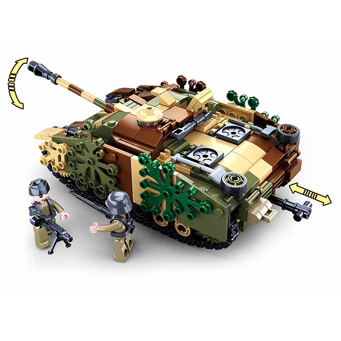 Конструктор M38-B0858 "Бронированный танк" (524 дет.)