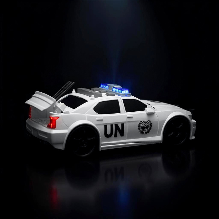 Машина WY500C "Шериф" на батарейках, в коробке