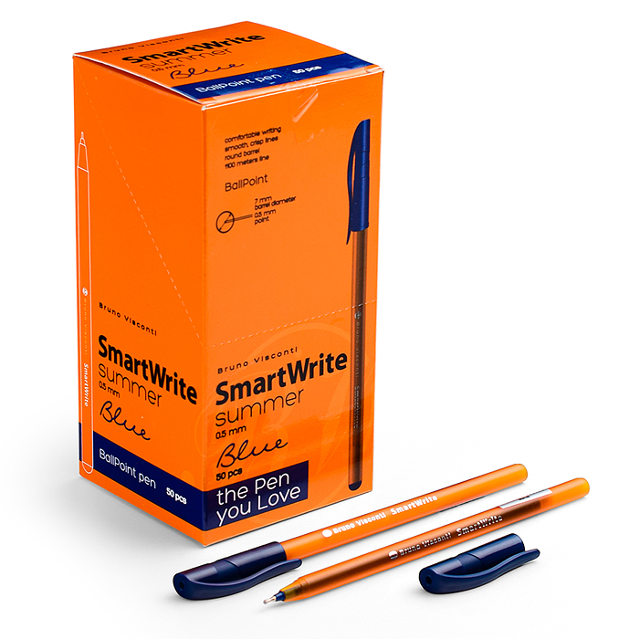Ручка "SmartWrite Summer" шариковая 0.5 мм, синяя
