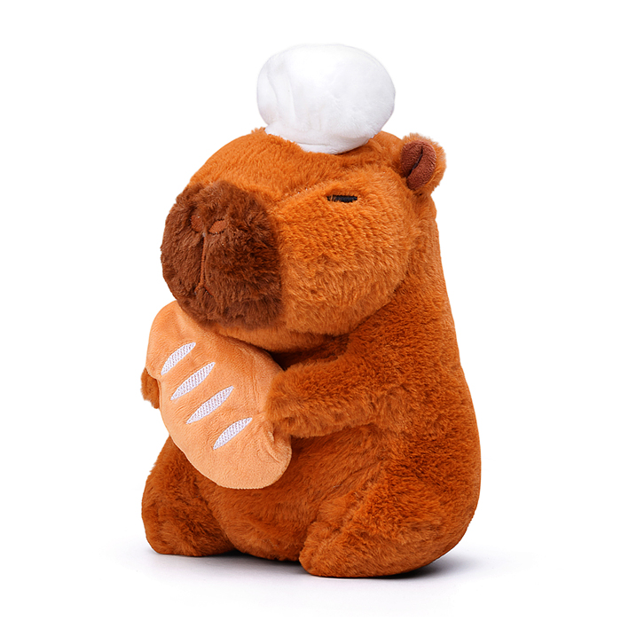 Мягкая игрушка М1507 "Капибара с багетом"