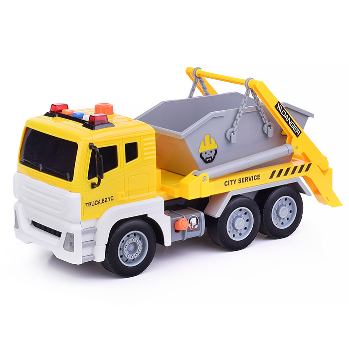 Машина WY821C "Спецтехника" на батарейках, в коробке 1:12