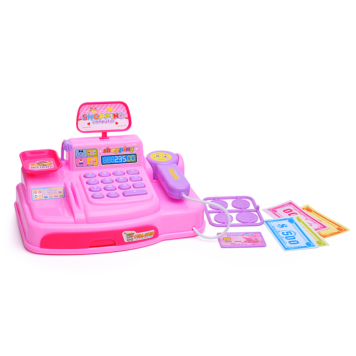 Касса игрушечная 666-71 "Учимся и играем" в коробке