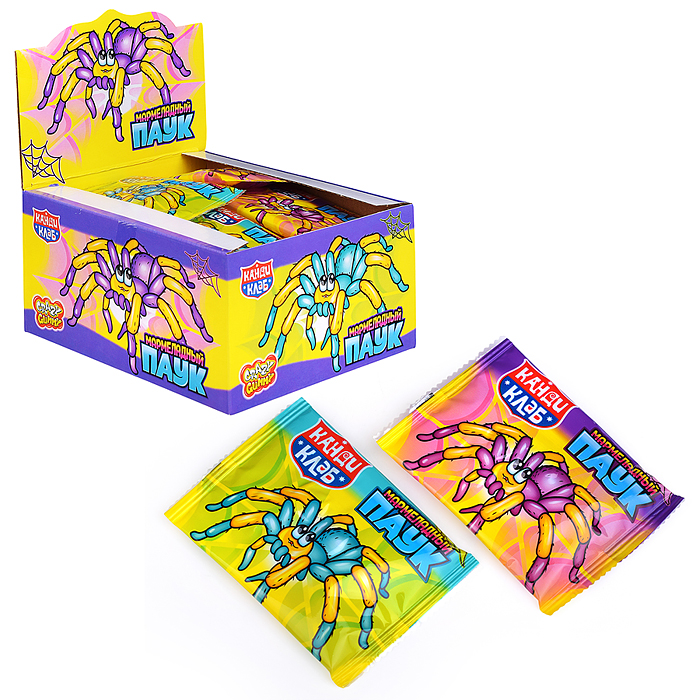 Мармелад "Crazy gummy. Мармеладный паук" 15г * 36шт 