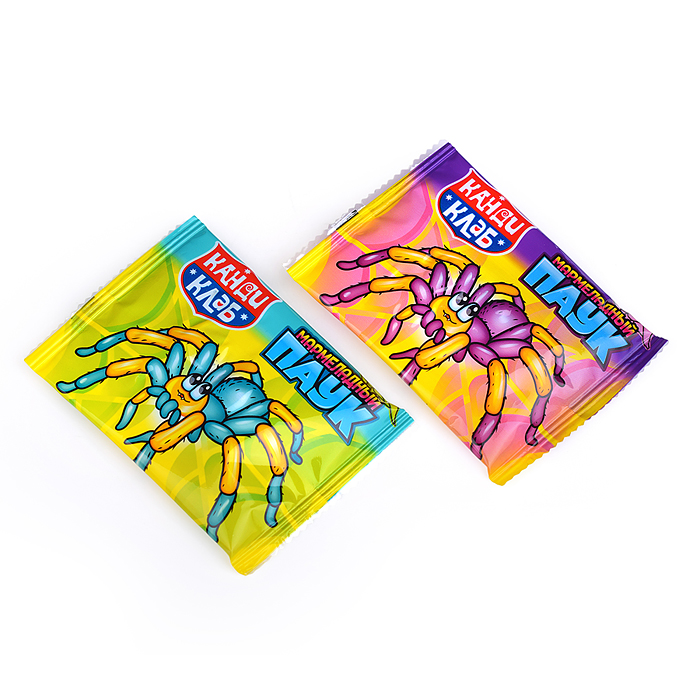 Фото к товару Мармелад "Crazy gummy. Мармеладный паук" 15г * 36шт  Мармелад "Crazy gummy. Мармеладный паук" 15г * 36шт