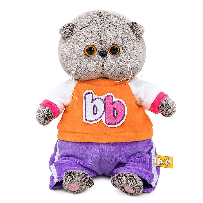 Кот Басик BABY в костюмчике в стиле спорт-шик Кот Басик BABY в костюмчике в стиле спорт-шик