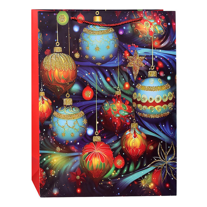 Пакет подарочный 00-6904 "Яркие игрушки" 31*12*40 см.